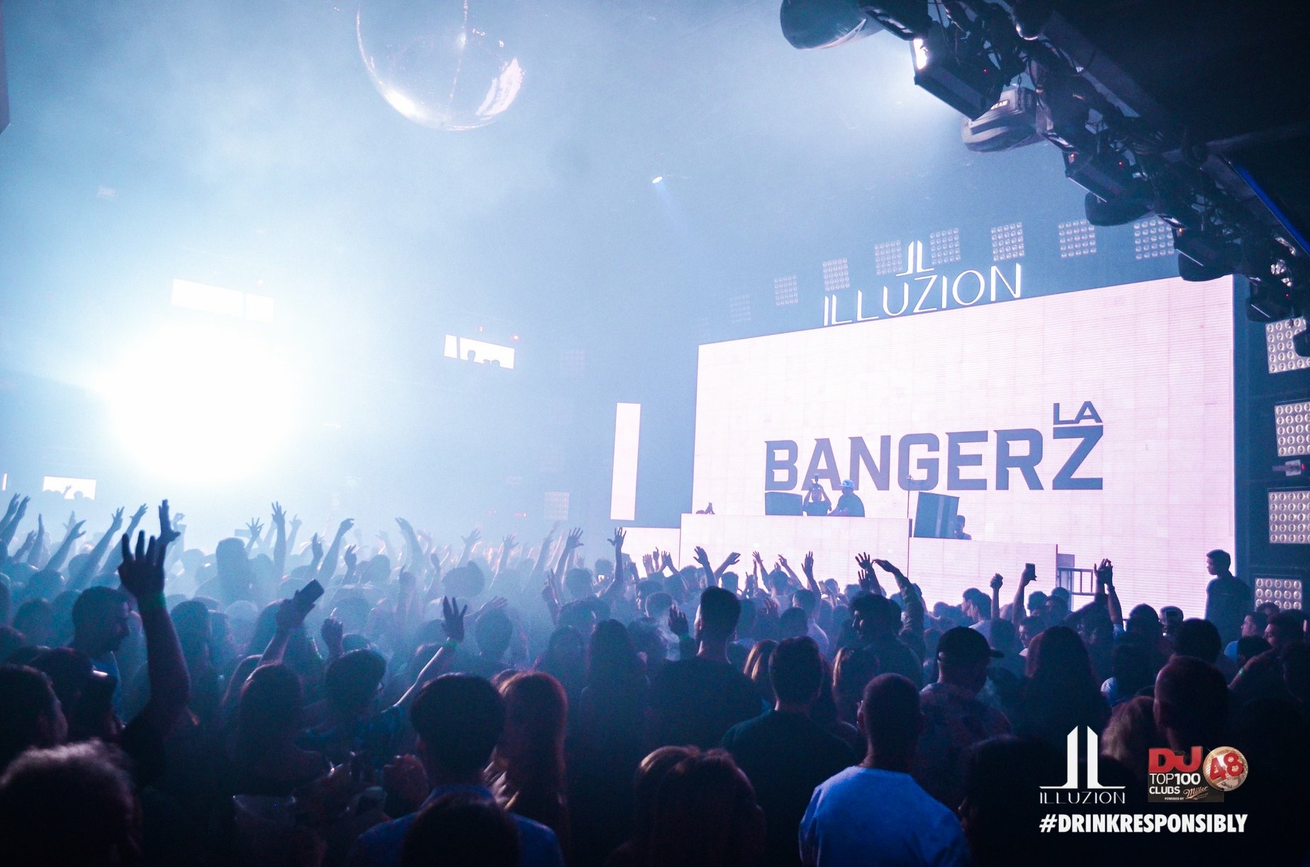 Bangerz Army screen at Illuzion